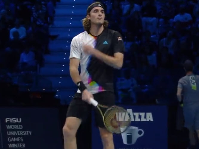 Stefanos Tsitsipas Throw Ball At His Parents