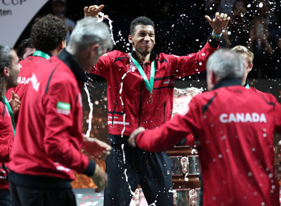 Canada defeats Australia in the Davis Cup final in Malaga to claim the title for the first time