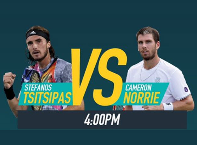 Tsitsipas Vs. Norrie