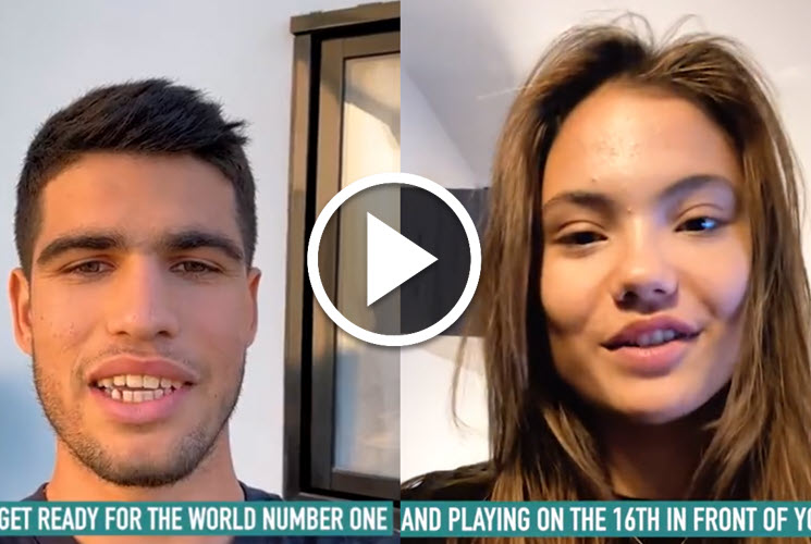 Carlos Alcaraz And Emma Raducanu
