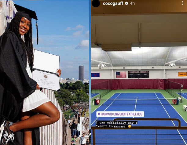 Coco Gauff Happy In Harward Coco Gauff Happy In Harward
