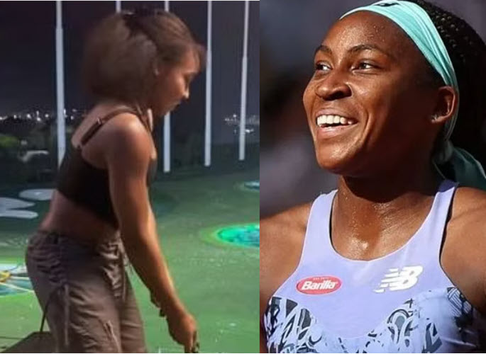 Coco Gauff plays golf in Miami with some friends Tennis Tonic News