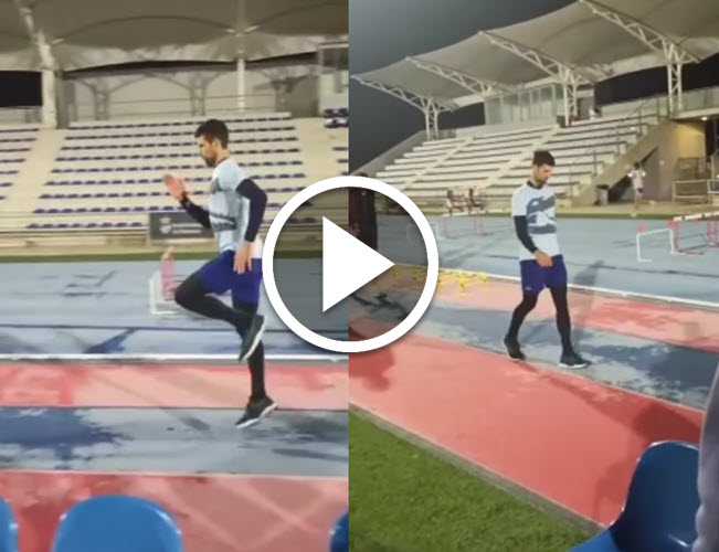 Djokovic Training In Marbella