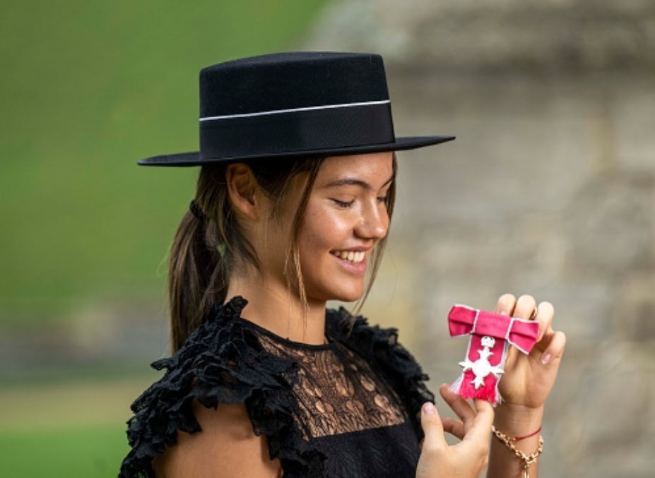 Emma Raducanu And The Mbe Emma Raducanu And The Mbe