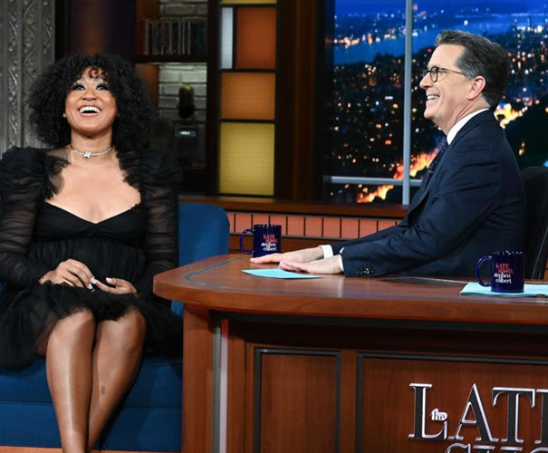 Naomi Osaka At The The Late Show