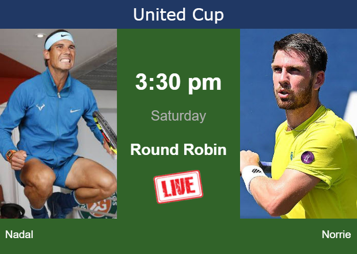 Saturday Live Streaming Rafael Nadal Vs Cameron Norrie Saturday Live Streaming Rafael Nadal vs Cameron Norrie