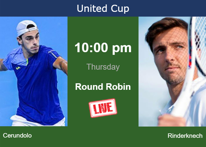 Wednesday Live Streaming Francisco Cerundolo Vs Arthur Rinderknech Wednesday Live Streaming Francisco Cerundolo vs Arthur Rinderknech