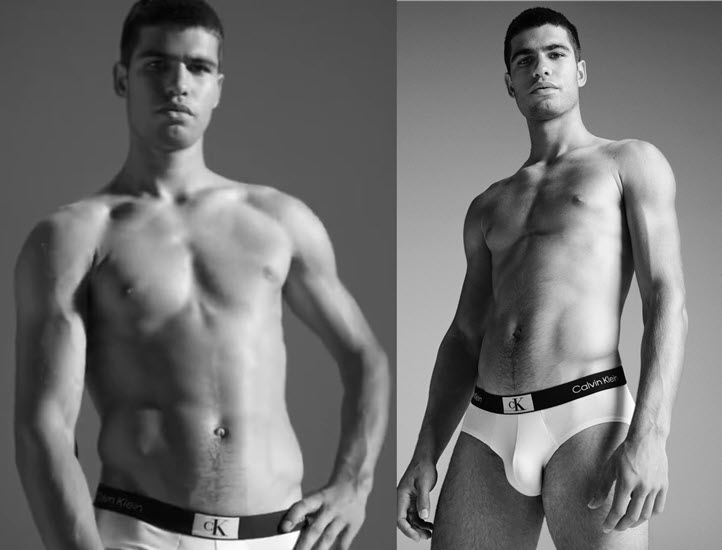 Carlos Alcaraz shows muscles in hot pictures in underwear for Calvin Klein  - Tennis Tonic - News, Predictions, H2H, Live Scores, stats