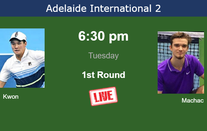 Monday Live Streaming Soon-Woo Kwon vs Tomas Machac