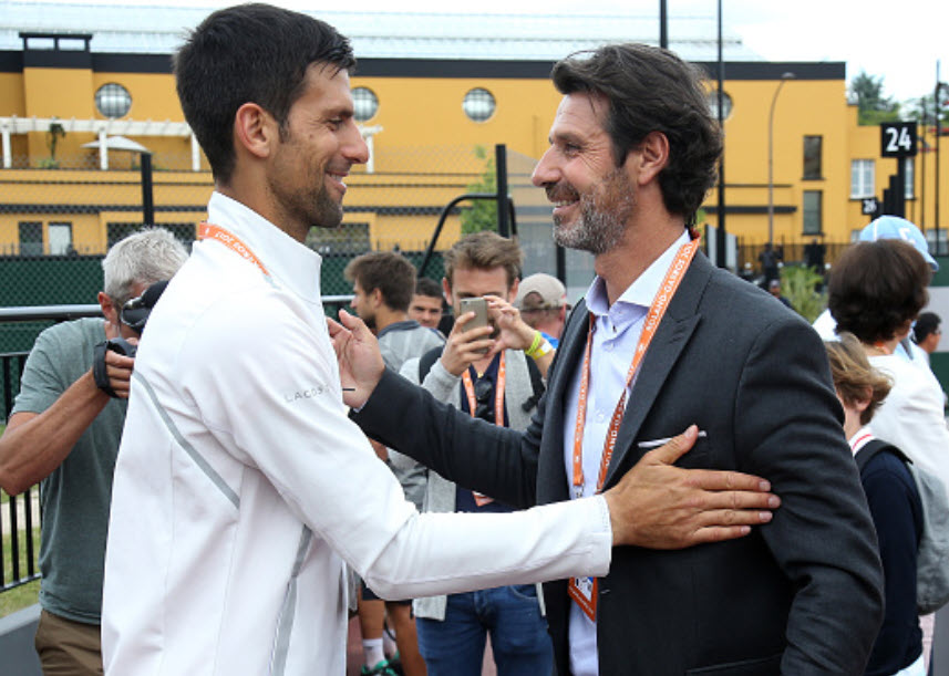 Patrick Mouratoglou And Novak Djokovic Patrick Mouratoglou And Novak Djokovic