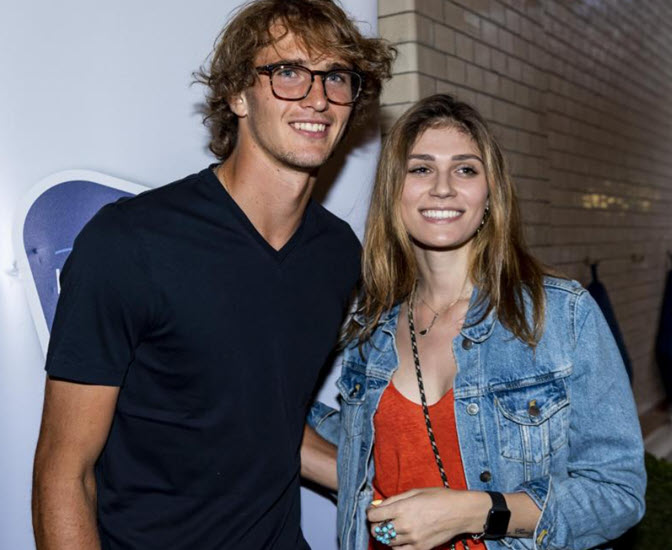 Alezander Zverev Anf Former Girlfriend Olya Sharypova Alezander Zverev Anf Former Girlfriend Olya Sharypova