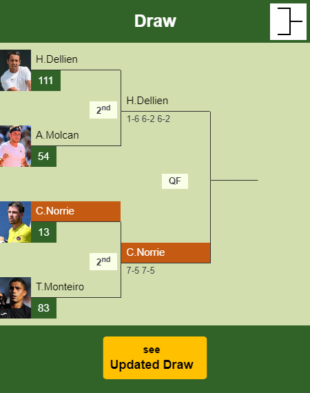 Cameron Norrie Draw info