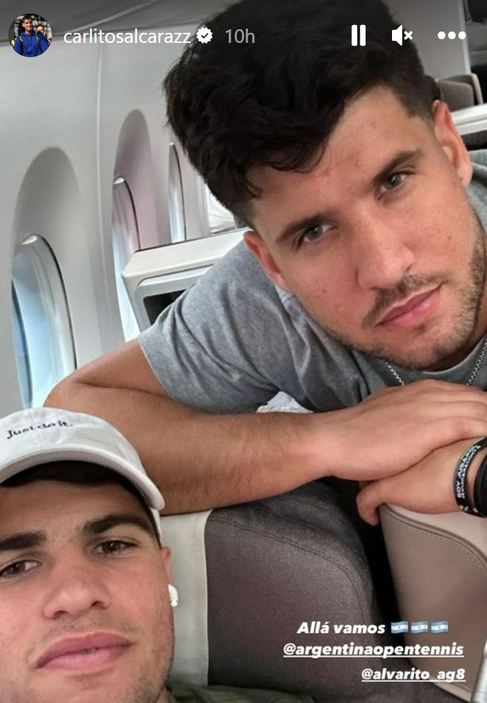 Carlos Alcaraz With His Brother