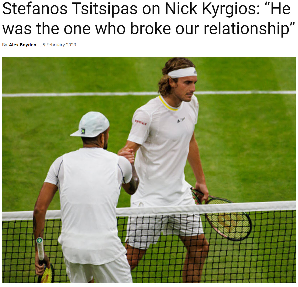 Nick Kyrgios Keeps On Blasting Stefanos Tsitsipas On Social Media ...