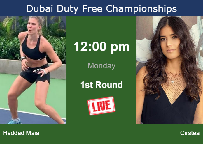 Bia Haddad Maia x Sorana Cirstea: Saiba o horário e onde assistir à estreia  da brasileira no WTA de Dubai ao vivo