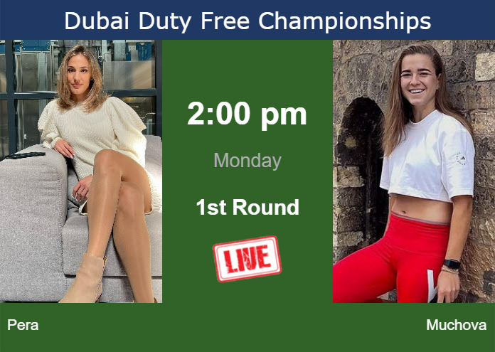 Sunday Live Streaming Bernarda Pera vs Karolina Muchova