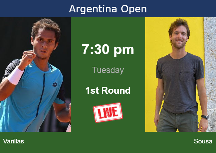How to watch Varillas vs. Sousa on live streaming in Buenos Aires