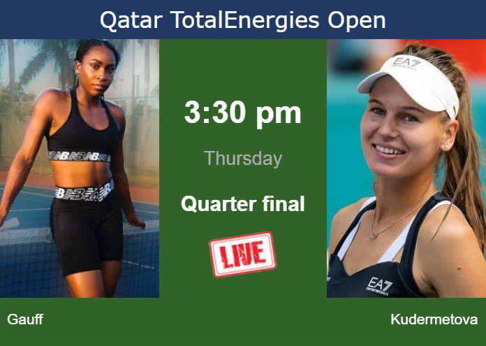Wednesday Live Streaming Cori Gauff Vs Veronika Kudermetova Wednesday Live Streaming Cori Gauff vs Veronika Kudermetova