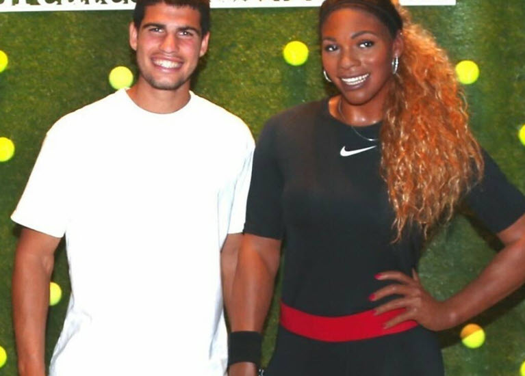 Alcaraz And Serena Williams