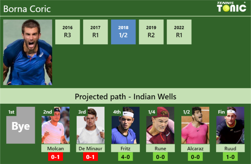 Borna Coric Stats info