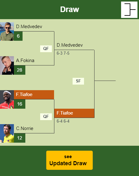 Frances Tiafoe Draw info
