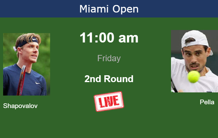 Friday Live Streaming Denis Shapovalov Vs Guido Pella Friday Live Streaming Denis Shapovalov vs Guido Pella