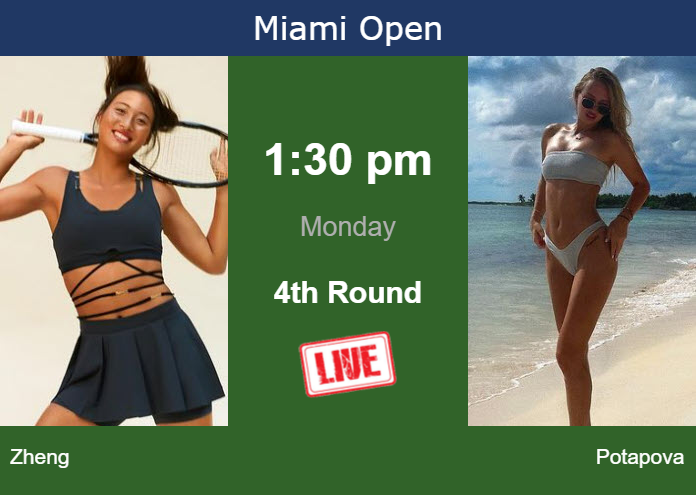 Monday Live Streaming Qinwen Zheng Vs Anastasia Potapova Monday Live Streaming Qinwen Zheng vs Anastasia Potapova