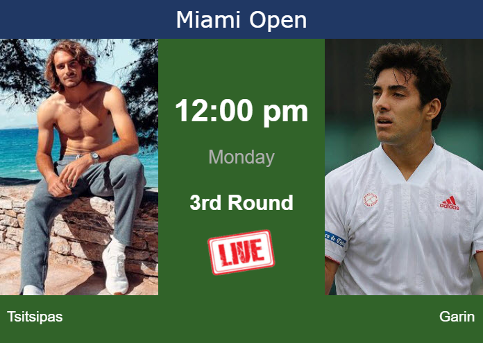 Monday Live Streaming Stefanos Tsitsipas Vs Cristian Garin Monday Live Streaming Stefanos Tsitsipas vs Cristian Garin