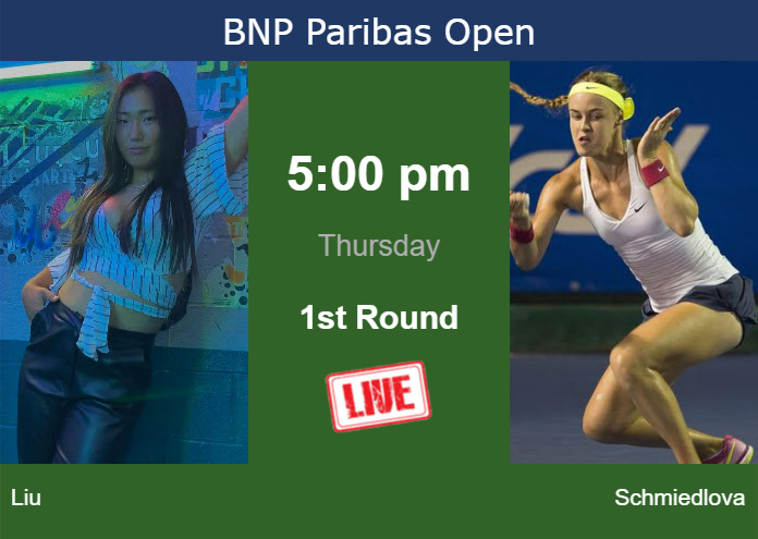 How To Watch Liu Vs Schmiedlova On Live Streaming In Indian Wells On Thursday Tennis Tonic 5796