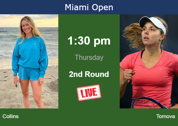 Thursday Live Streaming Danielle Rose Collins vs Viktoriya Tomova