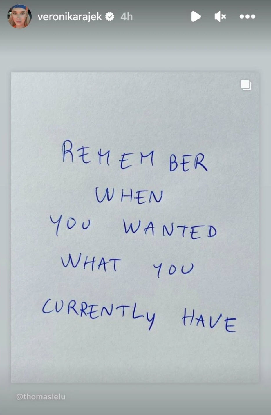 Veronika Rajek Message