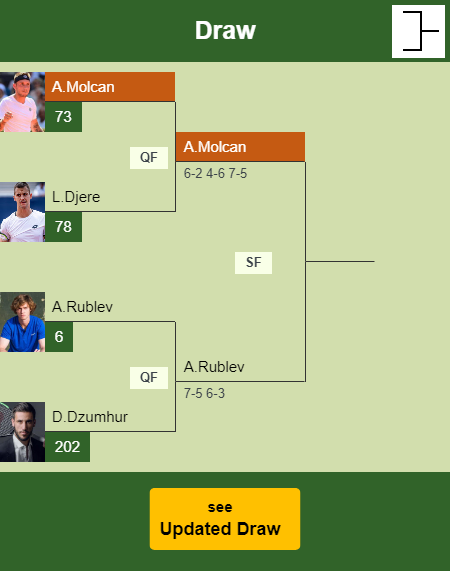 Alex Molcan Draw info