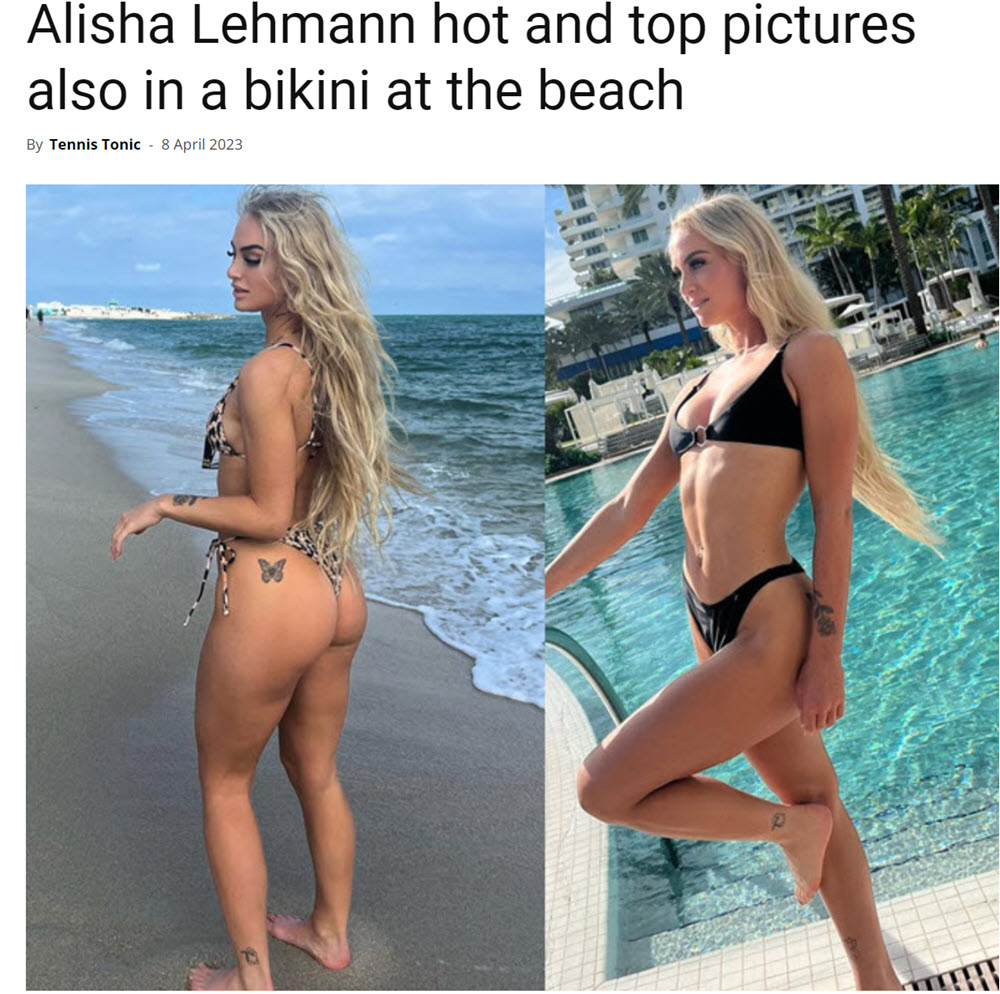 Alisha Lehmann talks about her bisexuality - Tennis Tonic - News,  Predictions, H2H, Live Scores, stats