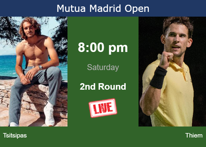 Friday Live Streaming Stefanos Tsitsipas Vs Dominic Thiem Friday Live Streaming Stefanos Tsitsipas vs Dominic Thiem