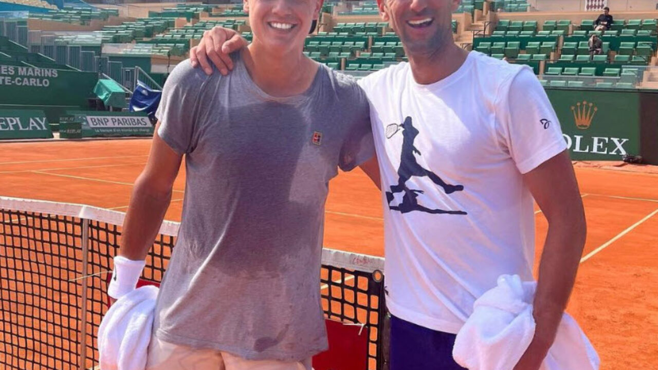 Holger Rune happy with training Novak Djokovic in Monte Carlo - Tennis Tonic