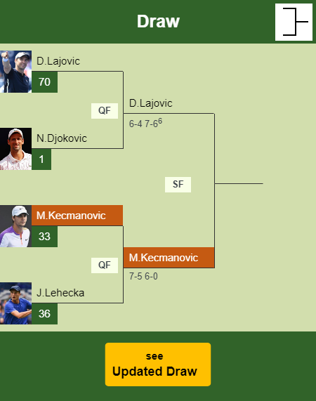 Miomir Kecmanovic Draw info