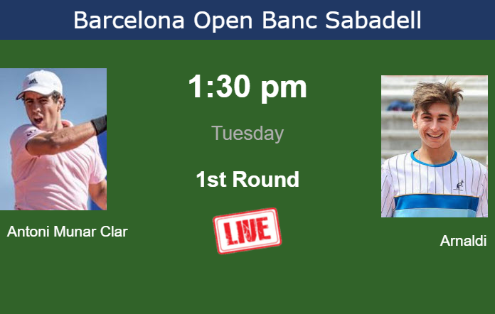 How To Watch Antoni Munar Clar Vs. Arnaldi On Live Streaming In ...