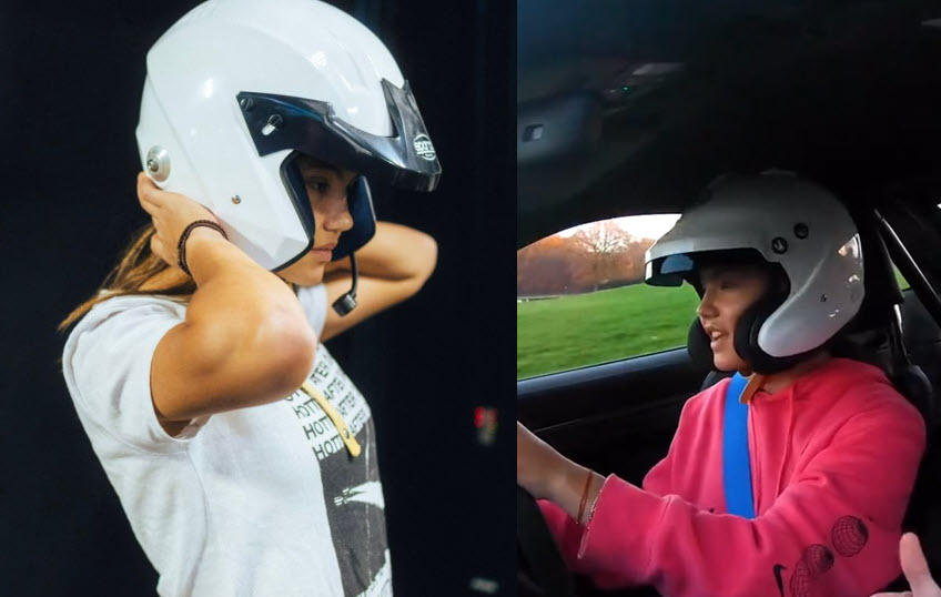 Raducanu At The Porsche Centre Raducanu At The Porsche Centre