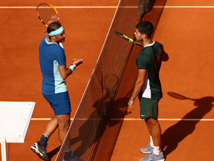 Rafael Nadal And Carlos Alcaraz