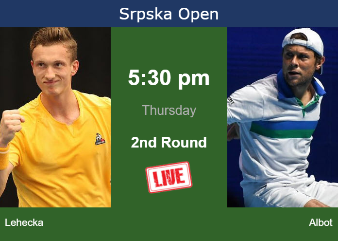 How To Watch Lehecka Vs. Albot On Live Streaming In Banja Luka On ...