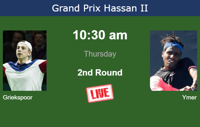 How to watch Griekspoor vs. Ymer on live streaming in Marrakech on ...