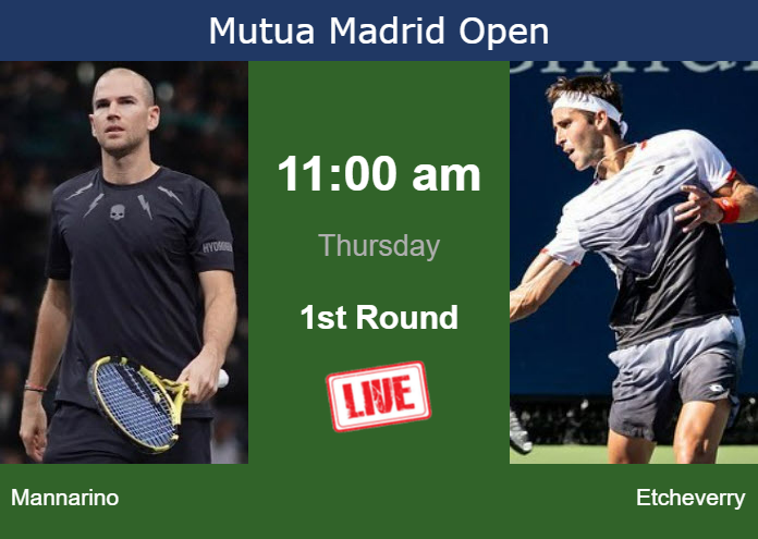 Wednesday Live Streaming Adrian Mannarino Vs Tomas Martin Etcheverry Wednesday Live Streaming Adrian Mannarino vs Tomas Martin Etcheverry