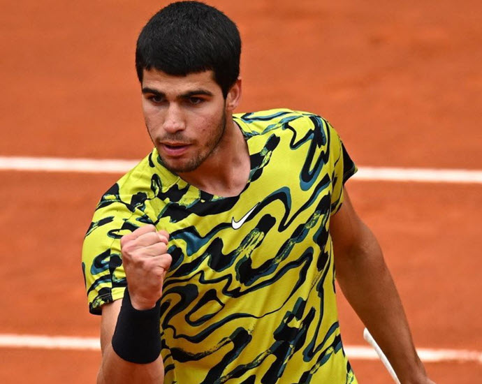 Carlos Alcaraz happy to be seeded no.1 at the French Open with Flavio
