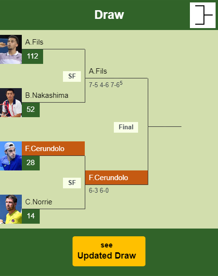 Francisco Cerundolo Draw info
