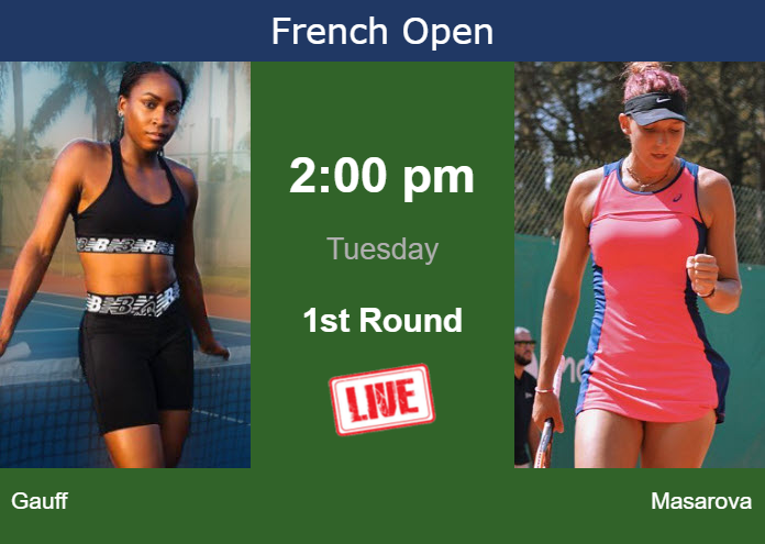 Monday Live Streaming Cori Gauff Vs Rebeka Masarova Monday Live Streaming Cori Gauff vs Rebeka Masarova