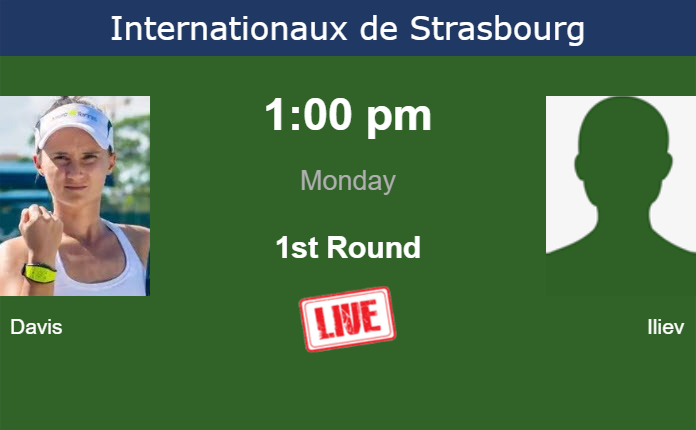 How to watch Davis vs. Iliev on live streaming in Strasbourg on Monday Monday Live Streaming Lauren Davis vs Sarah Iliev