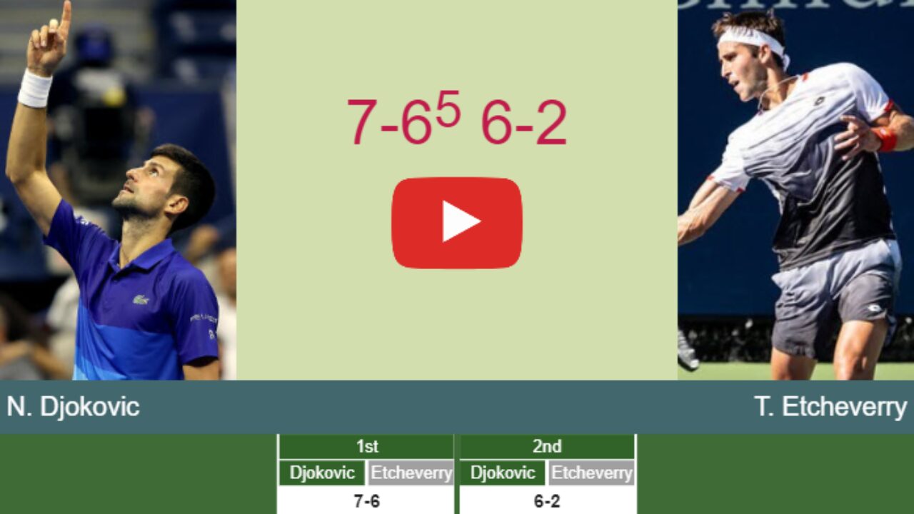 Novak Djokovic defeats Etcheverry in the 2nd round to play vs Dimitrov at the Internazionali BNL dItalia