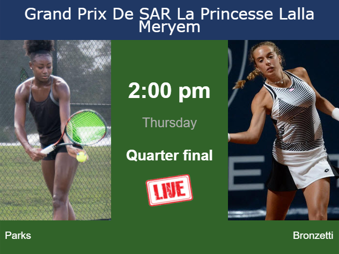 Thursday Live Streaming Alycia Parks Vs Lucia Bronzetti Thursday Live Streaming Alycia Parks vs Lucia Bronzetti