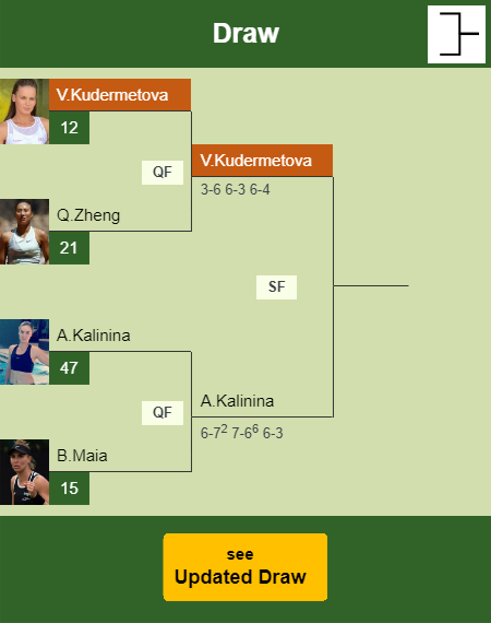 Veronika Kudermetova Draw info