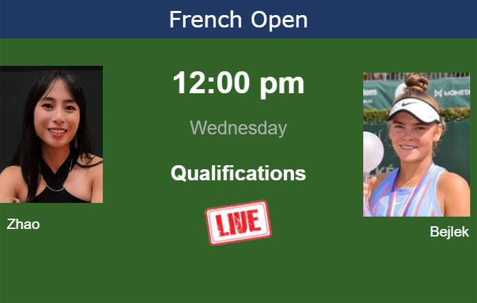 Wednesday Live Streaming Carol Zhao Vs Sara Bejlek Wednesday Live Streaming Carol Zhao vs Sara Bejlek